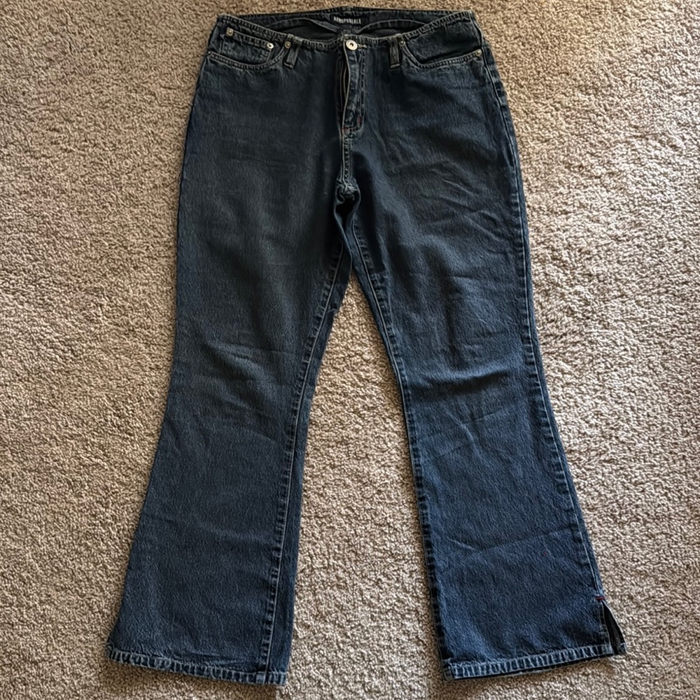 Aeropostale Black Flare Wide Leg Jeans